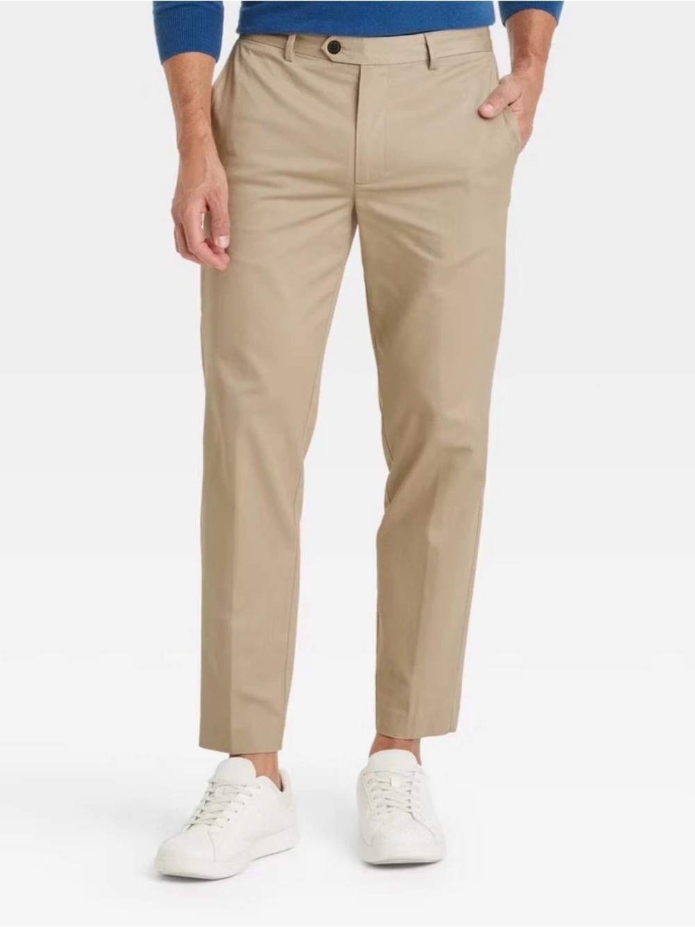 Men's Extended Tab Slim Fit Trousers - Goodfellow & Co Khaki Tan
30x30
NWT